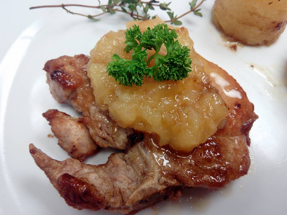 DIY Pork Chop, Apple Sauce, Fondant Potatoes3